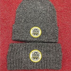 Michigan Hockey Knit Beanie and Headband Set